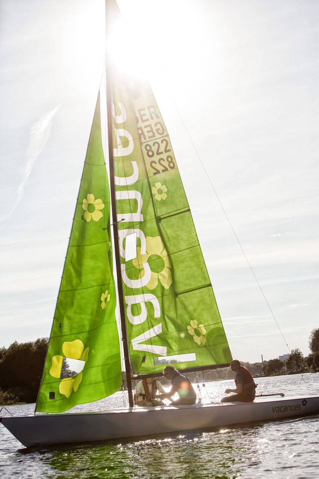 Dyassegeln auf der Werser