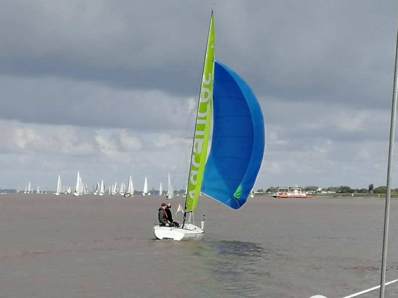 Dyas auf der Heser-Herbst-Regatta