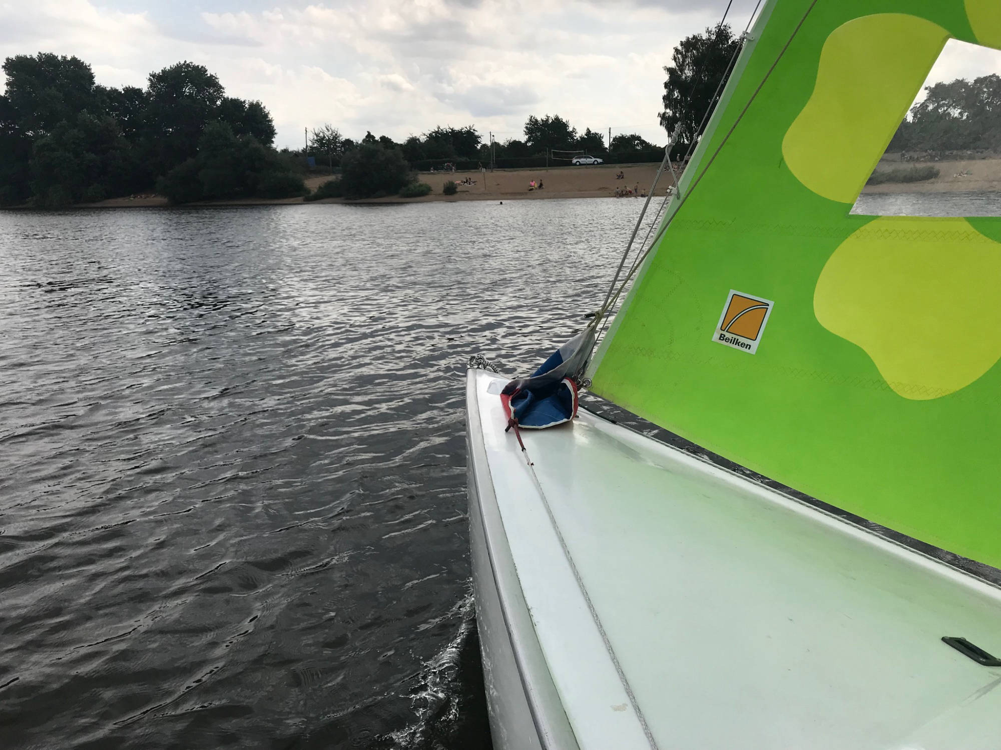 Dyas vor dem Cafe Sand in Bremen